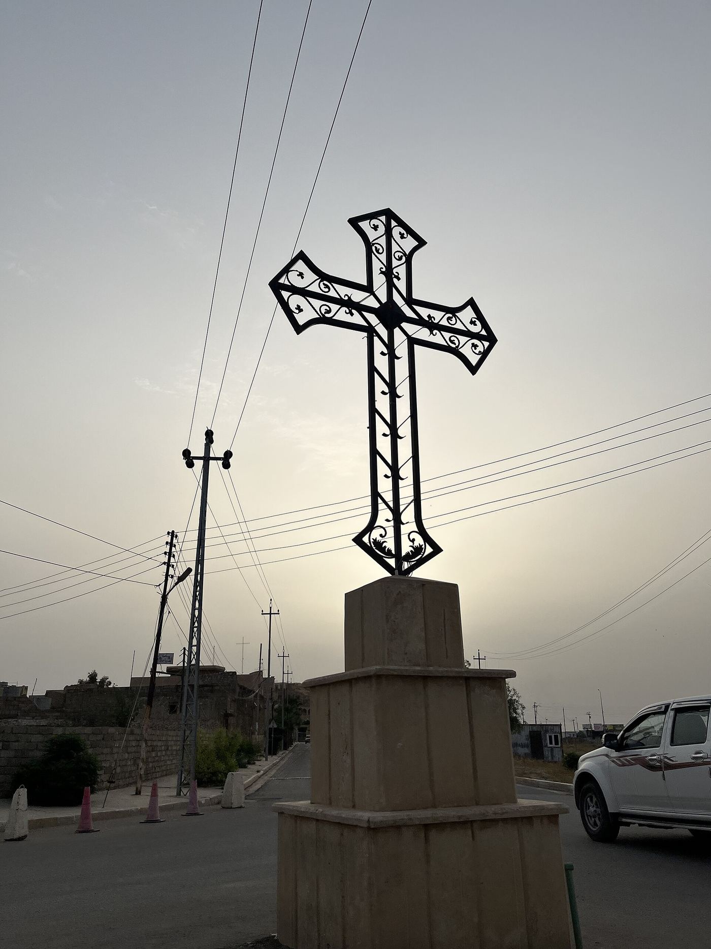 نصب الصليب في بغديدا
